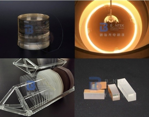 100um LiTaO3 a bolacha ultra fina grossa Z cortou para aplicações de Pyroelectric