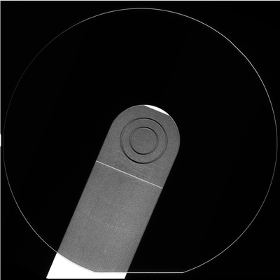 4 polegadas único Crystal Quartz Wafer 42Y cortaram o polonês lateral dobro