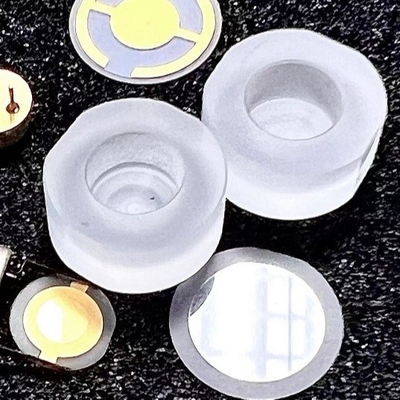 100um único Crystal Quartz Wafer For VIU o acelerador Piezo do ressonador do oscilador do filtro