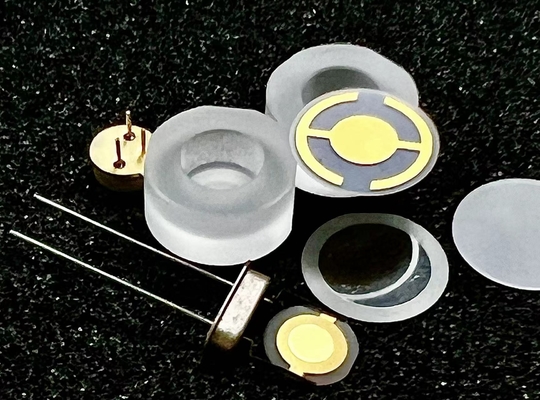 Wafer piezoelétrico de alto desempenho AT de corte para medição de pressão estável