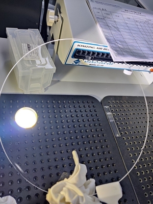 Wafer de vidro de borofloato 33 de alta temperatura para desempenho ideal em eletrônica