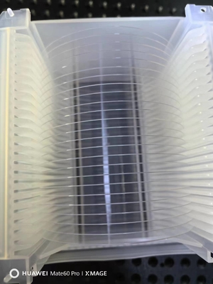 Wafer de quartzo de cristal único polido de dois lados para componentes SAW