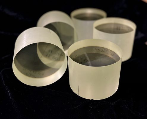 5 mol% MgO dopado LiNbO3 Wafers Material ideal para optoelectrónica de alto desempenho