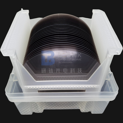 4" bolacha X-CUT do Tantalate do lítio usada para dispositivos de onda acústica de superfície
