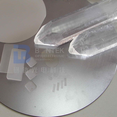 O lado dobro lustrou o único corte do descolamento de Crystal Quartz Wafer Ultra Thin