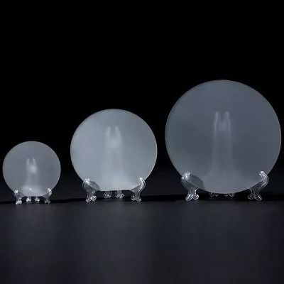 carcaça de Sapphire Wafer Al 2O3 do C-plano 0001 para o diodo emissor de luz infravermelho da janela e o laser azul