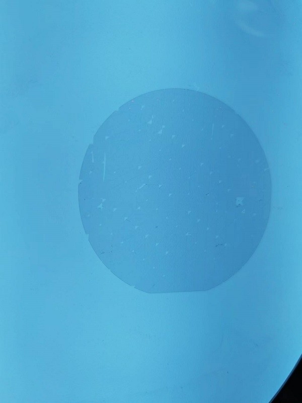 LTV 5mmx5mm 2μm Wafer de sílica fundida TTV 20μm para indústria de semicondutores