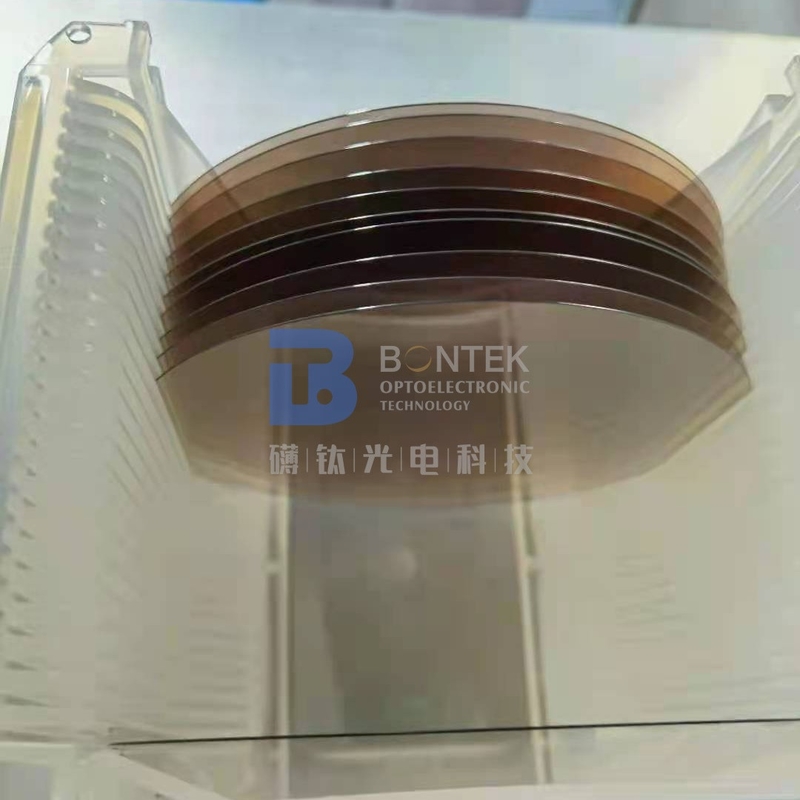 4" bolacha do Tantalate do lítio para o transdutor piezoelétrico do filtro de faixa larga de alta frequência