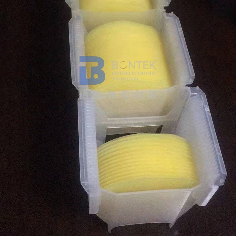 Bolachas piezoelétricas de Langasite para os filtros que operam ambos em ondas maiorias e nas ondas de superfície