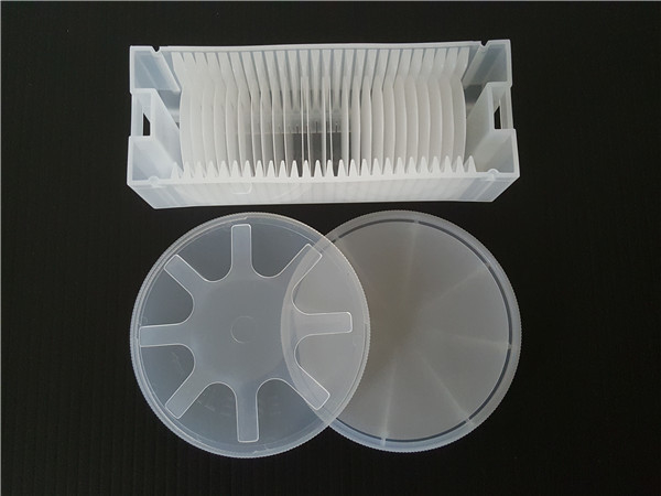 Wafer de quartzo de cristal único de 3 e 4 polegadas para processo de produção de dispositivos SAW e MEMS