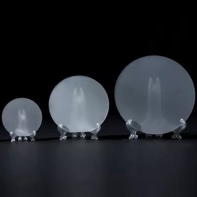 carcaça de Sapphire Wafer Al 2O3 do C-plano 0001 para o diodo emissor de luz infravermelho da janela e o laser azul