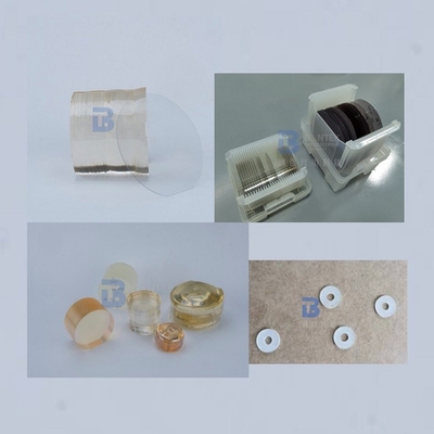 Corte piezoelétrico de Ring Lithium Niobate Wafer Orientation 36Y